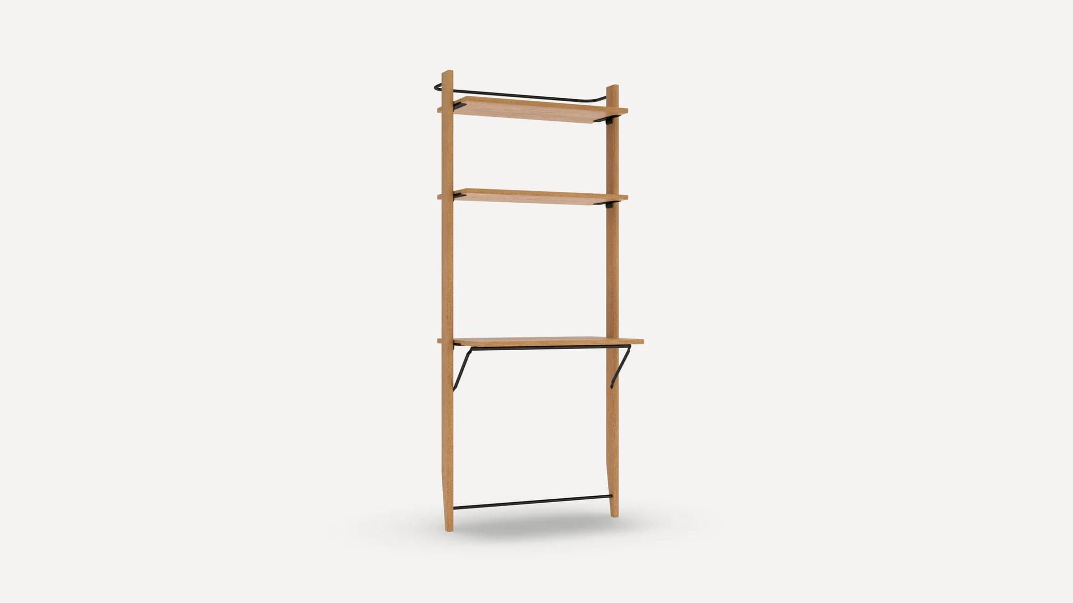 Burrow Title Wall Oak Desk FFE-1435 - Thumbnail 2