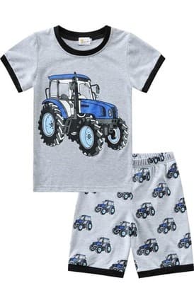 Boys Tractor Pajama Set (3T) — Soft, Easy, Bedtime Win