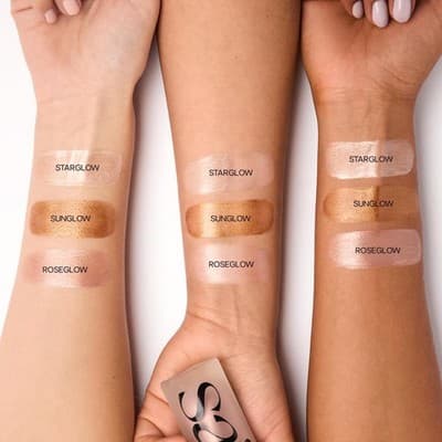 Saie Multipurpose Illuminator Dewy Highlighter Water-Based Glow- Roseglow (1 oz) - Thumbnail 2