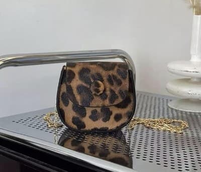Leopard Crossbody Bag – Chic, Hands Free, Everyday Essential - Thumbnail 5