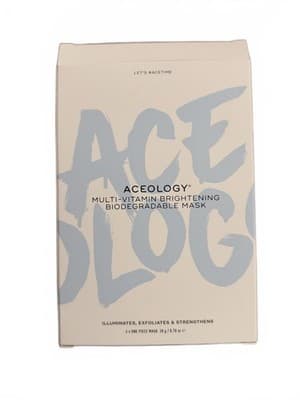Aceology Multi-Vitamin Brightening Biodegradable Face Mask - 4 Pack - Thumbnail 5