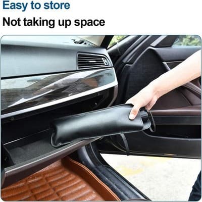 44 x 25 Car Windshield Sun Shade Umbrella — UV Heat Shield, Foldable Reflector - Thumbnail 7