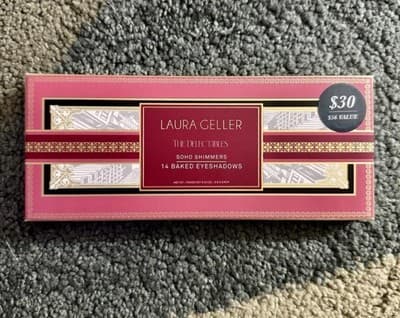 Laura Geller 14-Pan Baked Eyeshadow Palette Soho Shimmers Neutral - Thumbnail 3