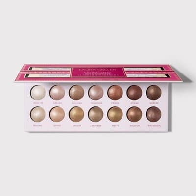 Laura Geller 14-Pan Baked Eyeshadow Palette Soho Shimmers Neutral - Thumbnail 2