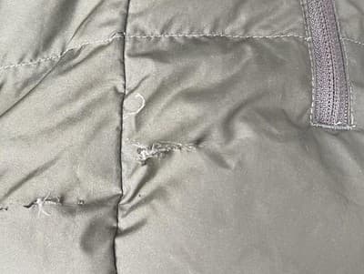 The North Face Boys Hooded Puffer Jacket Olive Green Camo Lining Size M - Thumbnail 9