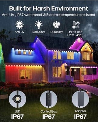 Black Smart Outdoor LED Lights — Built to Transform Your Space - Thumbnail 5