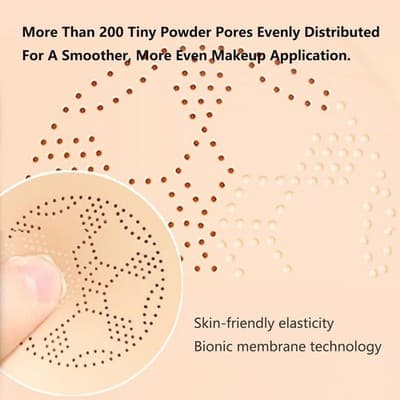 Luvie Glow 2026 Mushroom Air Cushion Foundation CC Cream 24HR Matte IVORY - Thumbnail 5