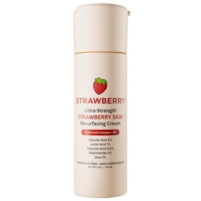 Strawberry KP Bump Eraser Cream Keratosis Pilaris Glycolic Acid Exfoliating - Thumbnail 2
