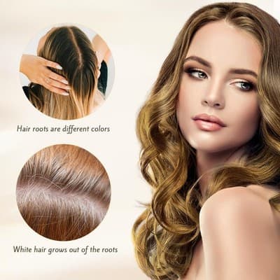 Nova Hair Dye Shampoo 3-in-1 Gray Coverage Men & Women Black - Thumbnail 2