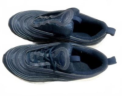 Nike Air Max 97 Sneakers Navy Blue Size 5 Boy's Classic Style - Thumbnail 3