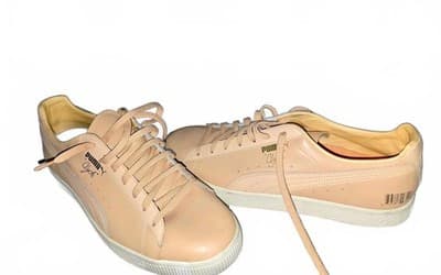 Jay-Z x PUMA Clyde 4:44 Limited Collab Nude Leather Size 14 - Thumbnail 3
