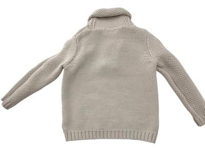 SKYR Biys Cream Cable Knit Zip Sweater — Cozy, Classic, Ready to Wear - Thumbnail 2