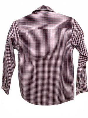 Tommy Hilfiger Boys Red Blue Checkered Button Down Shirt Size 14 - Thumbnail 7