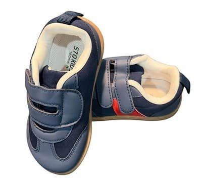 Toddler Blue Wide Toe Box Shoes with Zero Drop Sole for Healthy Foot Development - Thumbnail 7