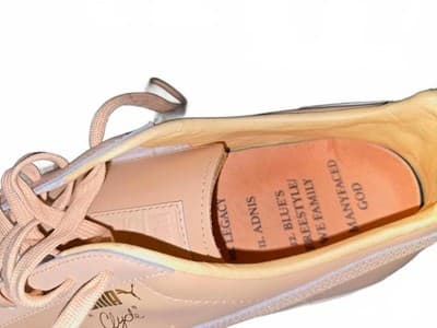 Jay-Z x PUMA Clyde 4:44 Limited Collab Nude Leather Size 14 - Thumbnail 2