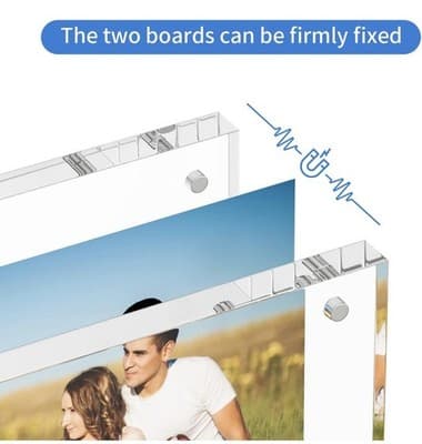 Clear Acrylic Picture Frame ✨ Floating Memory Display - Thumbnail 6