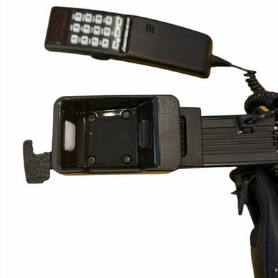 Vintage 80s Car Phone Brick – Wall Street Era Mobile Tech – Movie Prop Ready - Thumbnail 4