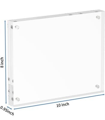 Clear Acrylic Picture Frame ✨ Floating Memory Display - Thumbnail 5