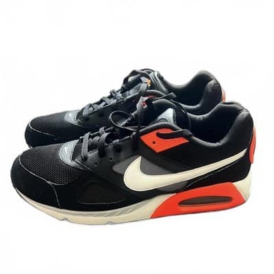 Nike Air Max Black and Red Athletic Sneakers Size 12 - Thumbnail 2