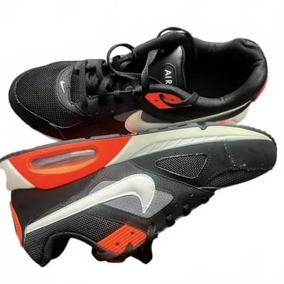 Nike Air Max Black and Red Athletic Sneakers Size 12 - Thumbnail 4