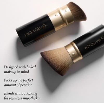 Retractable Kabuki Brush – Powder Cream Liquid Flawless Blend - Thumbnail 8