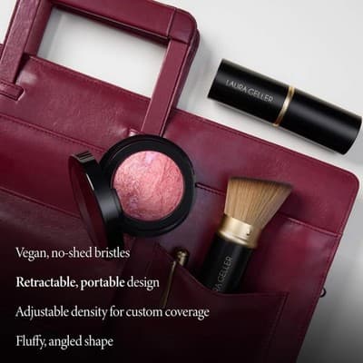 Retractable Kabuki Brush – Powder Cream Liquid Flawless Blend - Thumbnail 3