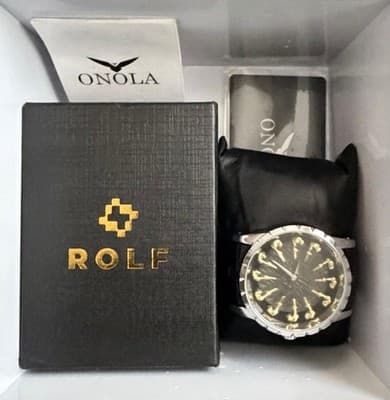 Black Gold Statement Watch | Bold Dial | Everyday Flex Piece - Thumbnail 6