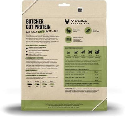 Vital Essentials Freeze-Dried Raw Rabbit Mini Patties | 8 oz - Thumbnail 2
