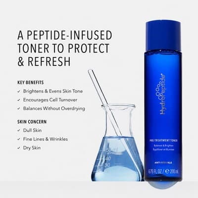 HydroPeptide Pre-Treatment Toner Anti-Wrinkle Balance & Brighten 200ml - Thumbnail 3