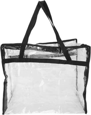3-Clear PVC Storage Bag — Quilts Blankets Clothes - Thumbnail 4