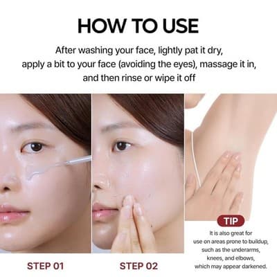 Dr. Melaxin Peel Shot Black Rice AHA BHA Niacinamide Exfoliating Serum 2.7oz - Thumbnail 4