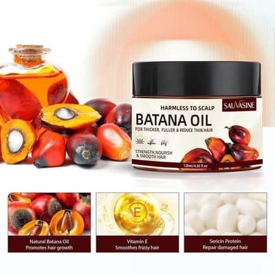 SAUVASINE Batana Oil for Thicker Fuller Hair 120ml - Nourish & Strengthen - Thumbnail 3