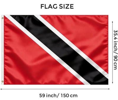 Trinidad Flag 3x5 — Bold. Proud. Unmissable. - Thumbnail 3