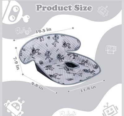 Waterproof Car Seat Potty Pad for Toddlers Non Slip Washable Liner - Thumbnail 2