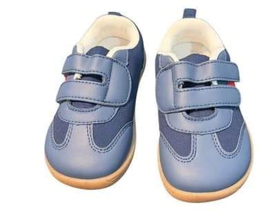 Toddler Blue Soft Sole Shoes with Wide Toe Box Size 7 - Thumbnail 8