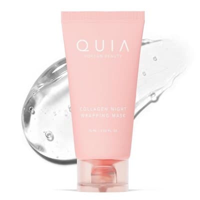 QUIA Collagen Night Wrapping Mask Hydrating Skin Care 75 ml Pink - Thumbnail 2