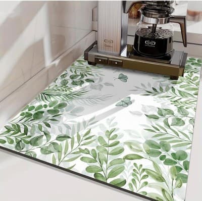 LOKHOM Spring Bloom Dish Drying Mat – Super Absorbent - Thumbnail 8