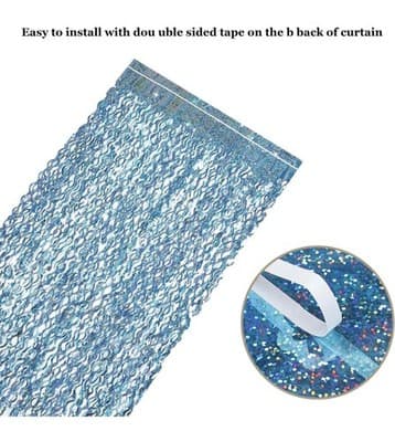 Shimmering Wavy Tinsel Backdrop - Thumbnail 6