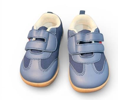 Toddler Blue Soft Sole Shoes with Wide Toe Box Size 9 - Thumbnail 7