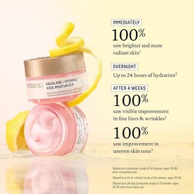 Biossance Vitamin C Rose Moisturizer – Glow & Hydrate 1.69 oz - Thumbnail 2