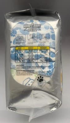 Dono Male Dog Diapers — Medium, 10 Count - Thumbnail 2