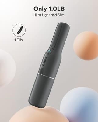 Ofuzzi Slim H7 Pro Cordless Rechargeable Handheld Vacuum — LED Light | Gray - Thumbnail 4