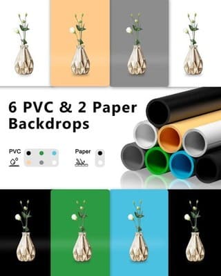 DUCLUS 16x16 Light Box Photography Studio 160 LED 6 Backdrop Product Photos - Thumbnail 4