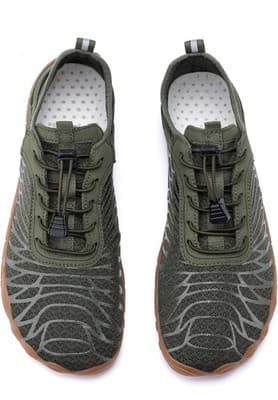 Men's Barefoot Trail Shoes Olive Green- (Men Sz 9) - Thumbnail 5