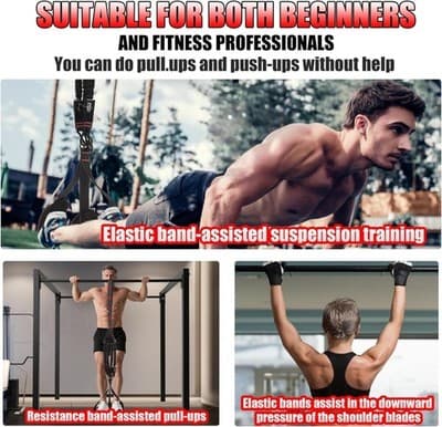 Pull Up Assist Belt System – Build Strength Faster, No Struggle - Thumbnail 2