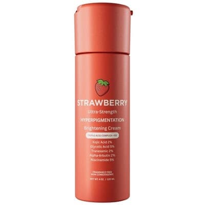 Strawberry Ultra-Strength Hyperpigmentation Brightening Cream 4 oz - Thumbnail 2