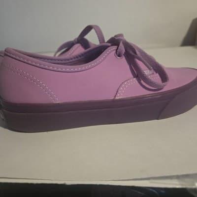 VANS Authentic Translucent Gum - Violet Purple Skate Women's Shoes Size 4.5