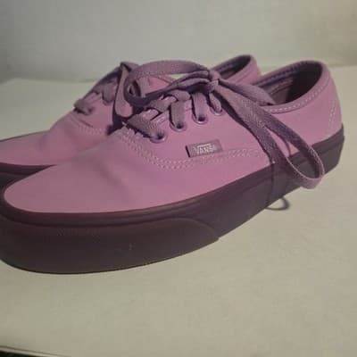 VANS Authentic Translucent Gum - Violet Purple Skate Women's Shoes Size 4.5 - Thumbnail 4