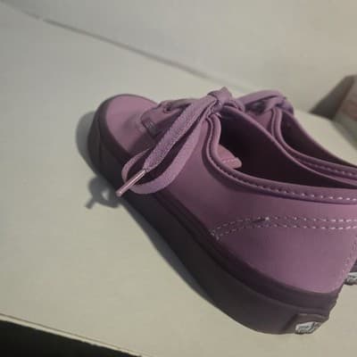 VANS Authentic Translucent Gum - Violet Purple Skate Women's Shoes Size 4.5 - Thumbnail 7