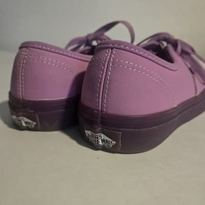 VANS Authentic Translucent Gum - Violet Purple Skate Women's Shoes Size 4.5 - Thumbnail 9